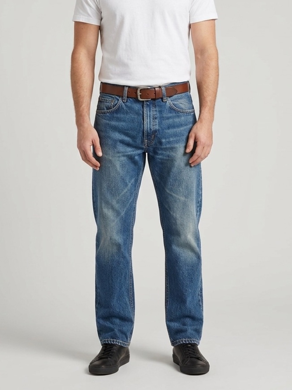 Pendleton Men’s Straight Leg Blue Jeans Size 36x30 Medium Wash 100% Cotton